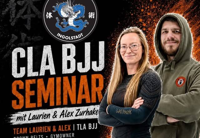 CLA BJJ Seminar mit Laurien & Alex in Ingolstadt bei Team Laurien & Alex