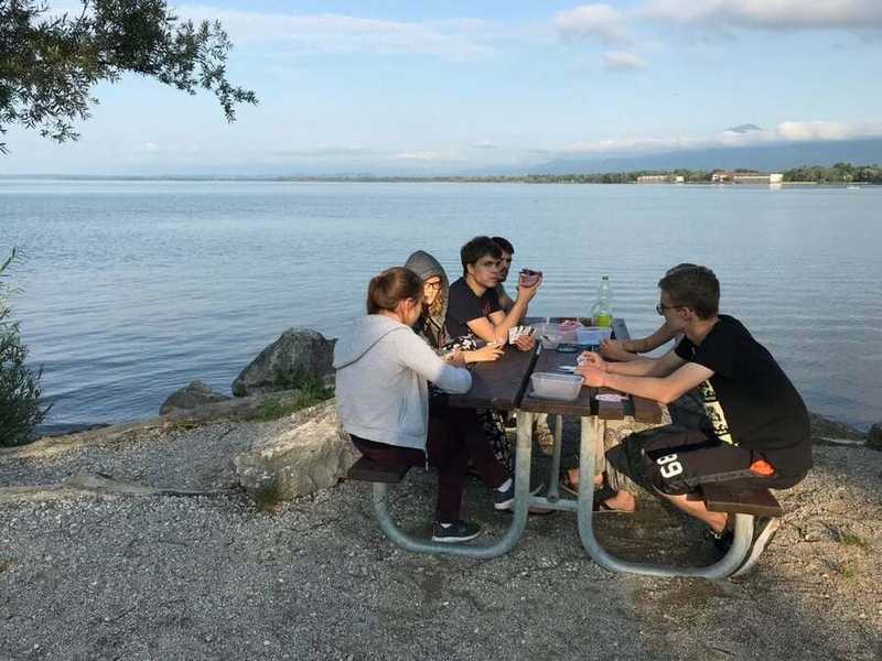 Frühstück mit Seeblick